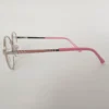 Women Round Metal Pinksilver Small Eyeglasses Efomws3 004 by Eye9 Optics
