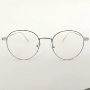 Women Round Metal Whitepurple Small Eyeglasses Efomws2 001 by Eye9 Optics