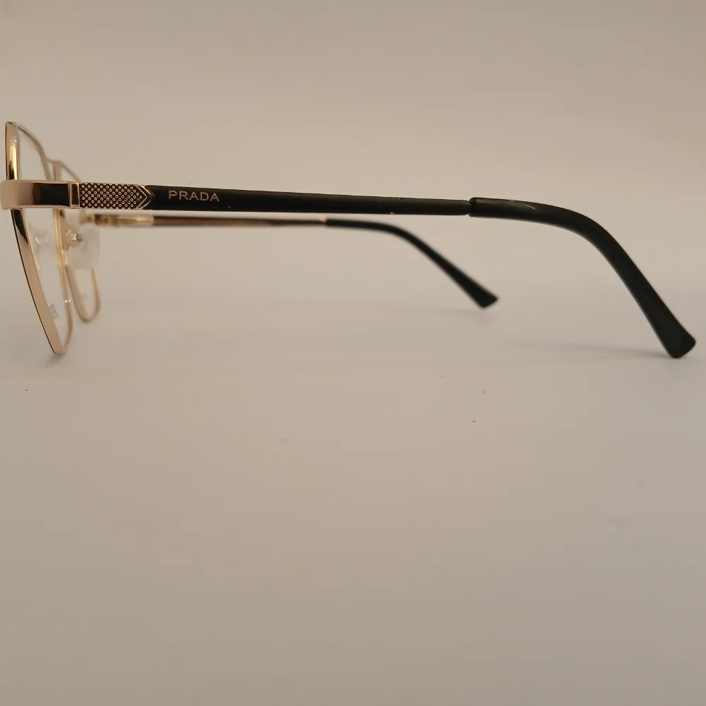 Men Women Aviator Geometric Metal Blackgold Large Eyeglasses Efagmul3 09 by Eye9 Optics