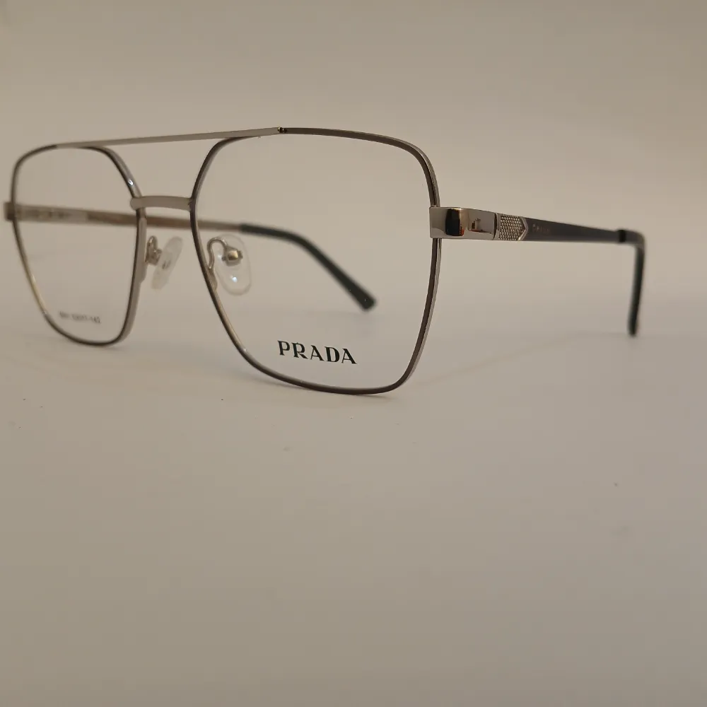 Men Women Aviator Geometric Metal Blacksilver Large Eyeglasses Efagmul3 02 by Eye9 Optics
