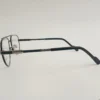 Men Women Aviator Geometric Metal Blacksilver Medium Eyeglasses Efagmum2 04 by Eye9 Optics