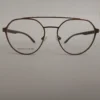 Men Women Aviator Geometric Metal Bronzebrown Medium Eyeglasses Efagomum1 01 by Eye9 Optics