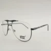 Men Women Aviator Metal Halfrim Black Large Eyeglasses Ehaomul1 02 by Eye9 Optics