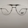 Men Women Aviator Metal Halfrim Brownbronze Large Eyeglasses Ehaomul1 01 by Eye9 Optics