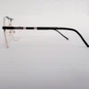 Men Women Aviator Metal Halfrim Browngold Large Eyeglasses Ehaomul1 04 by Eye9 Optics