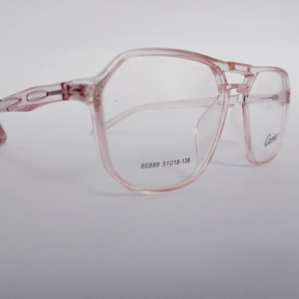 Men Women Aviator Oval Acetate Transparentskin Medium Eyeglasses Efaopum2 03 by Eye9 Optics