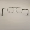 Men Women Aviator Oval Metal Blackgrey Medium Eyeglasses Efaomum4 05 by Eye9 Optics