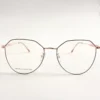 Men Women Geometric Metal Blackrosegold Medium Eyeglasses Efgmum2 01 by Eye9 Optics