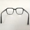 Men Women Geometric Square Acetate Black Medium Eyeglasses Efgspum1 005 by Eye9 Optics