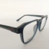 Men Women Geometric Square Acetate Translucentblue Large Eyeglasses Efgspul1 003 by Eye9 Optics