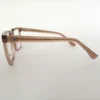 Men Women Geometric Square Acetate Translucentbrown Medium Eyeglasses Efgspum3 004 by Eye9 Optics