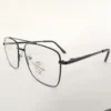 Men Women Navigator Metal Black Medium Eyeglasses Efasmum1 002 by Eye9 Optics