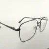 Men Women Navigator Metal Black Medium Eyeglasses Efasmum1 003 by Eye9 Optics