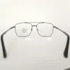 Men Women Navigator Metal Black Medium Eyeglasses Efasmum1 005 by Eye9 Optics