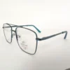 Men Women Navigator Metal Cyan Medium Eyeglasses Efasmum1 002 1 by Eye9 Optics