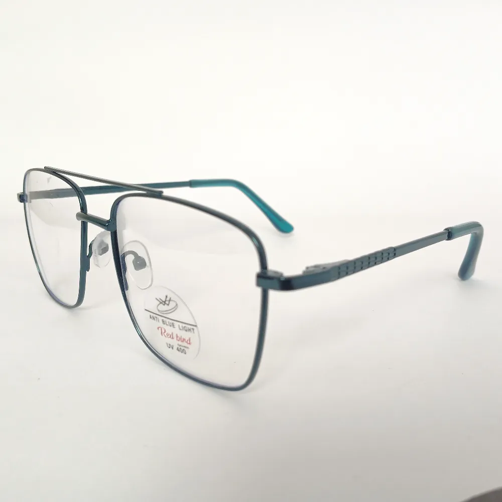 Men Women Navigator Metal Cyan Medium Eyeglasses Efasmum1 002 1 by Eye9 Optics