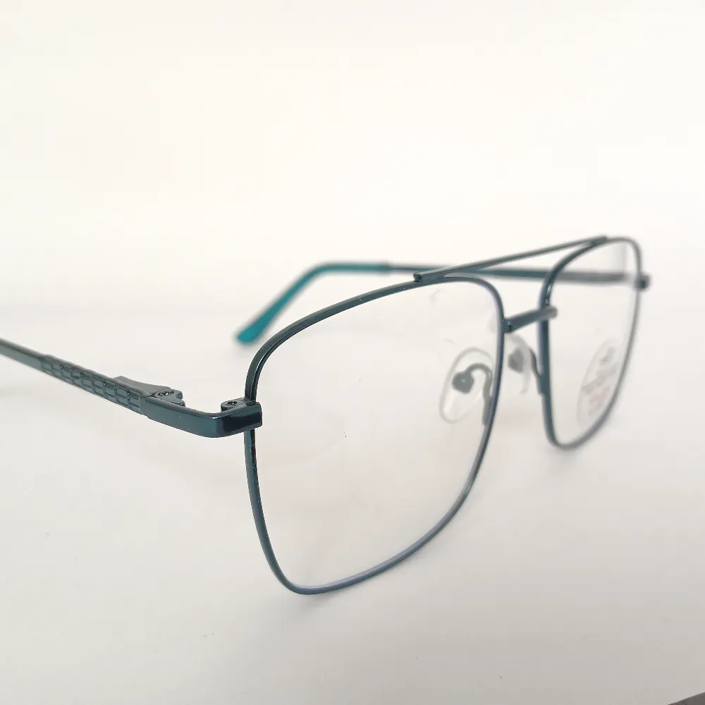 Men Women Navigator Metal Cyan Medium Eyeglasses Efasmum1 003 by Eye9 Optics