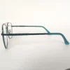 Men Women Navigator Metal Cyan Medium Eyeglasses Efasmum1 004 by Eye9 Optics