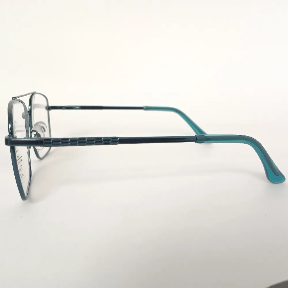 Men Women Navigator Metal Cyan Medium Eyeglasses Efasmum1 004 by Eye9 Optics