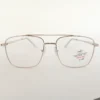 Men Women Navigator Metal Gold Medium Eyeglasses Efasmum1 001 by Eye9 Optics