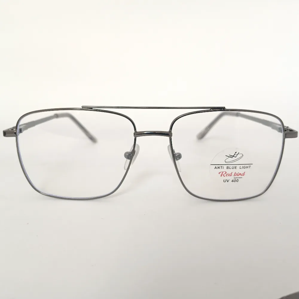 Men Women Navigator Metal Grey Medium Eyeglasses Efasmum1 001 by Eye9 Optics