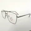 Men Women Navigator Metal Grey Medium Eyeglasses Efasmum1 002 by Eye9 Optics