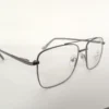 Men Women Navigator Metal Grey Medium Eyeglasses Efasmum1 003 by Eye9 Optics