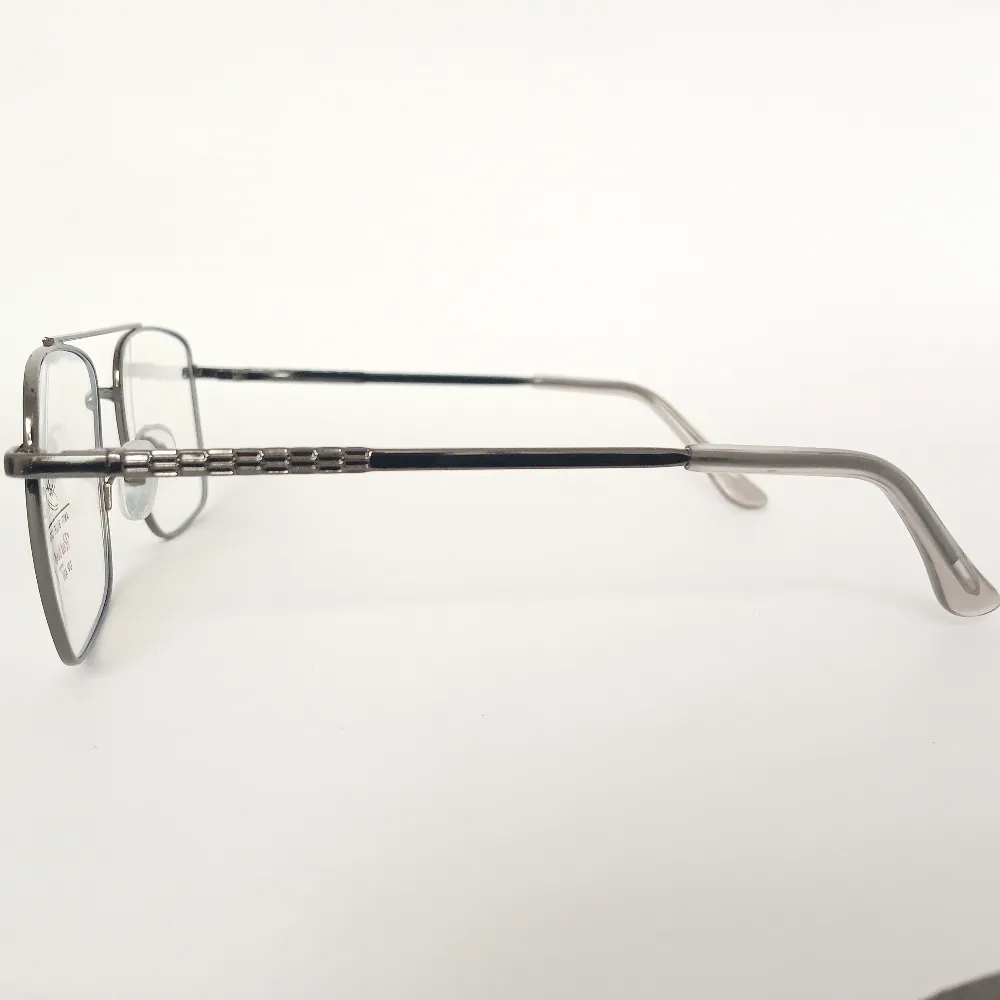 Men Women Navigator Metal Grey Medium Eyeglasses Efasmum1 004 by Eye9 Optics