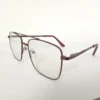 Men Women Navigator Metal Maroon Medium Eyeglasses Efasmum1 002 by Eye9 Optics