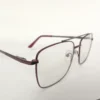 Men Women Navigator Metal Maroon Medium Eyeglasses Efasmum1 003 by Eye9 Optics