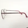 Men Women Navigator Metal Maroon Medium Eyeglasses Efasmum1 004 by Eye9 Optics