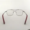 Men Women Navigator Metal Maroon Medium Eyeglasses Efasmum1 005 by Eye9 Optics