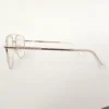 Men Women Navigator Metal Rosegold Medium Eyeglasses Efasmum1 004 by Eye9 Optics