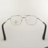 Men Women Navigator Metal Silver Medium Eyeglasses Efasmum1 005 by Eye9 Optics