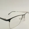 Men Women Rectangle Metal Blacksilver Large Eyeglasses Efsmul3 03 by Eye9 Optics