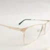 Men Women Rectangle Metal Gold Large Eyeglasses Efsmul3 03 by Eye9 Optics