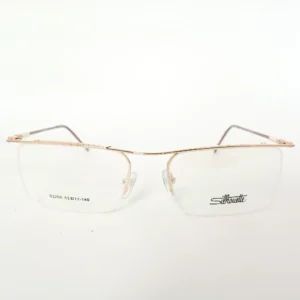 Men Women Rectangle Metal Gold Large Eyeglasses Ehsmul3 001 by Eye9 Optics