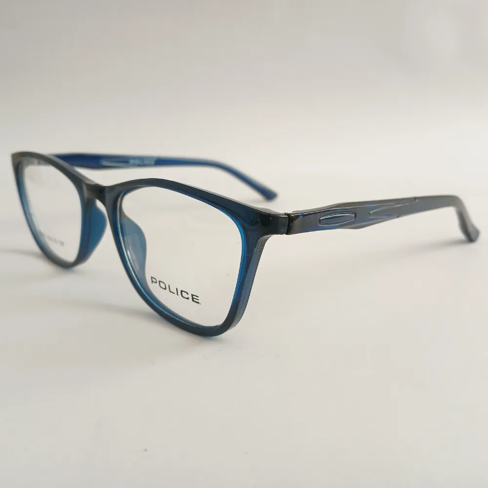 Women Cateye Acetate Metal Darkblue Medium Eyeglasses Efcpwm1 02 by Eye9 Optics