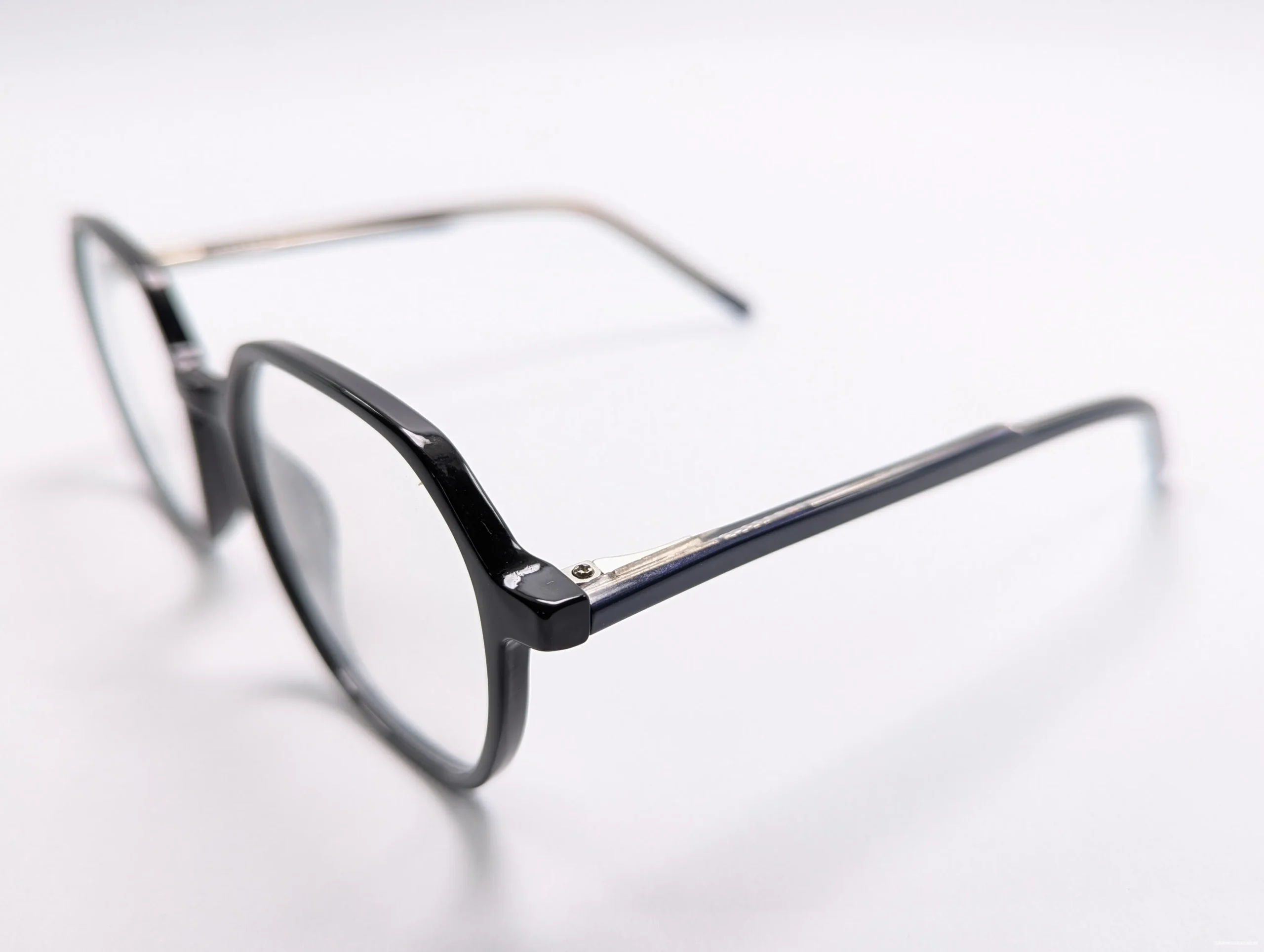 Geometric-Acetate-Black-Eyeglasses-G5007-01