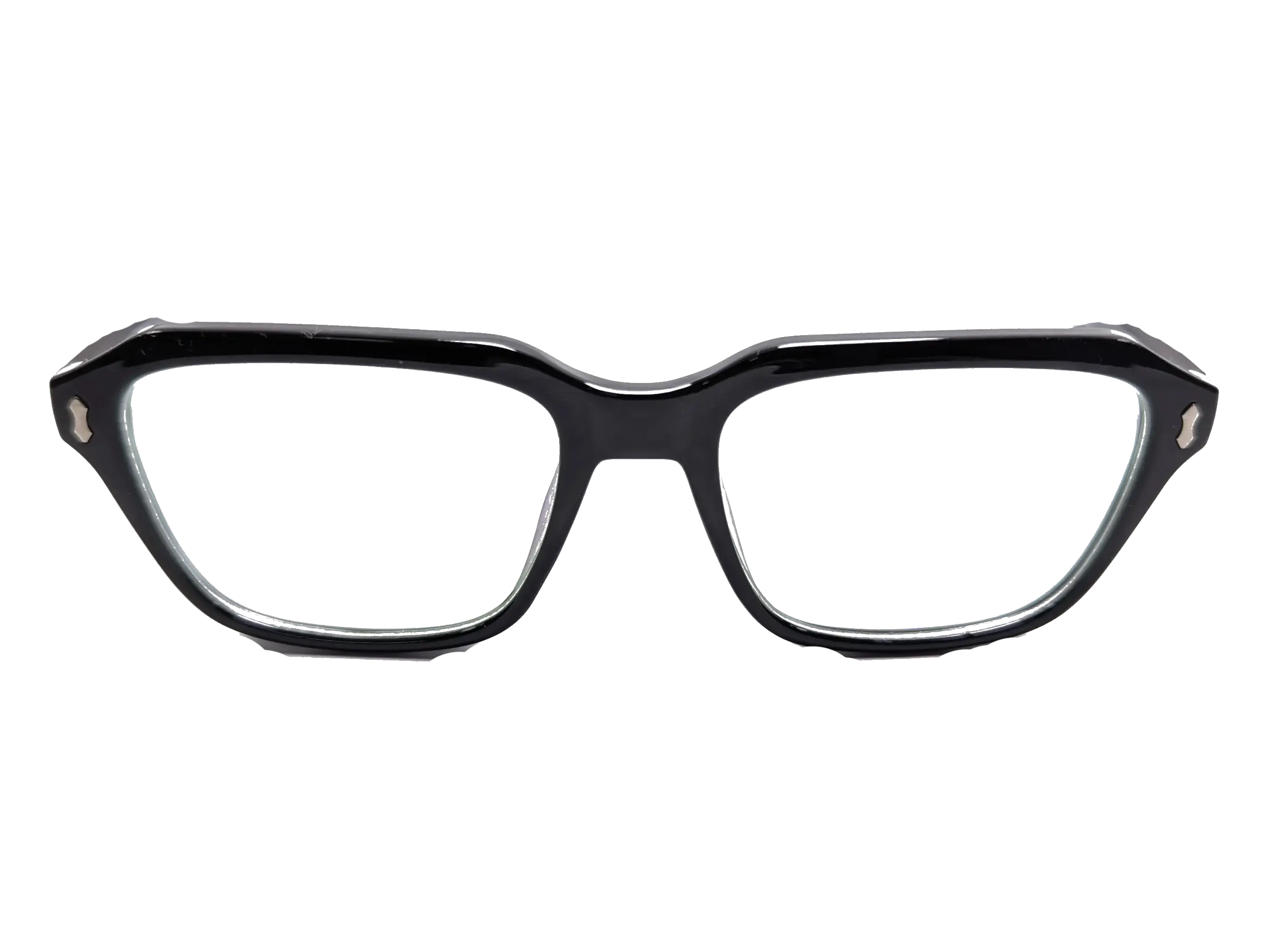 Geometric-Acetate-Black-Eyeglasses-G5009-00