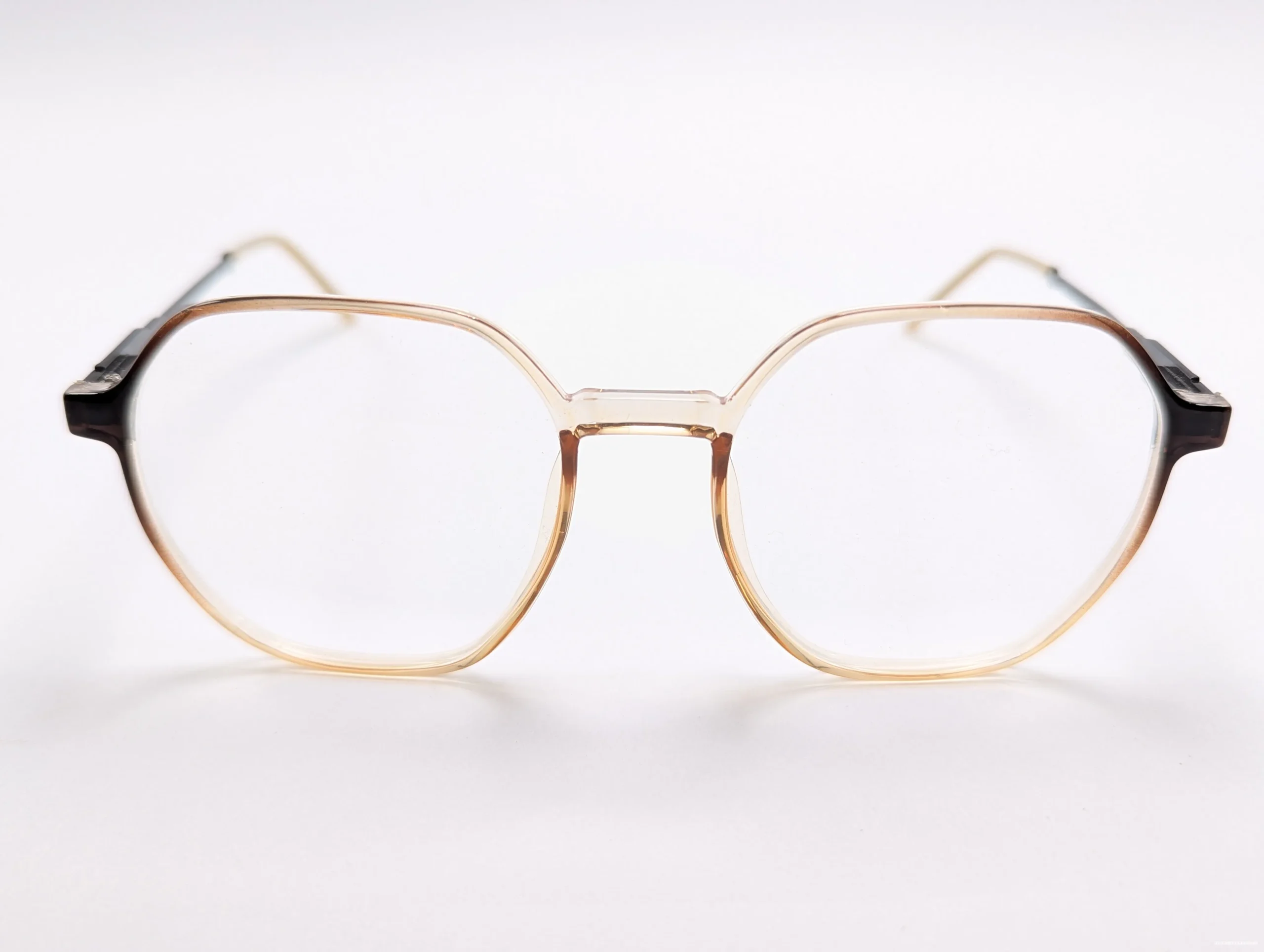 Geometric-Acetate-Transparent-Brown-Eyeglasses-G5005-00