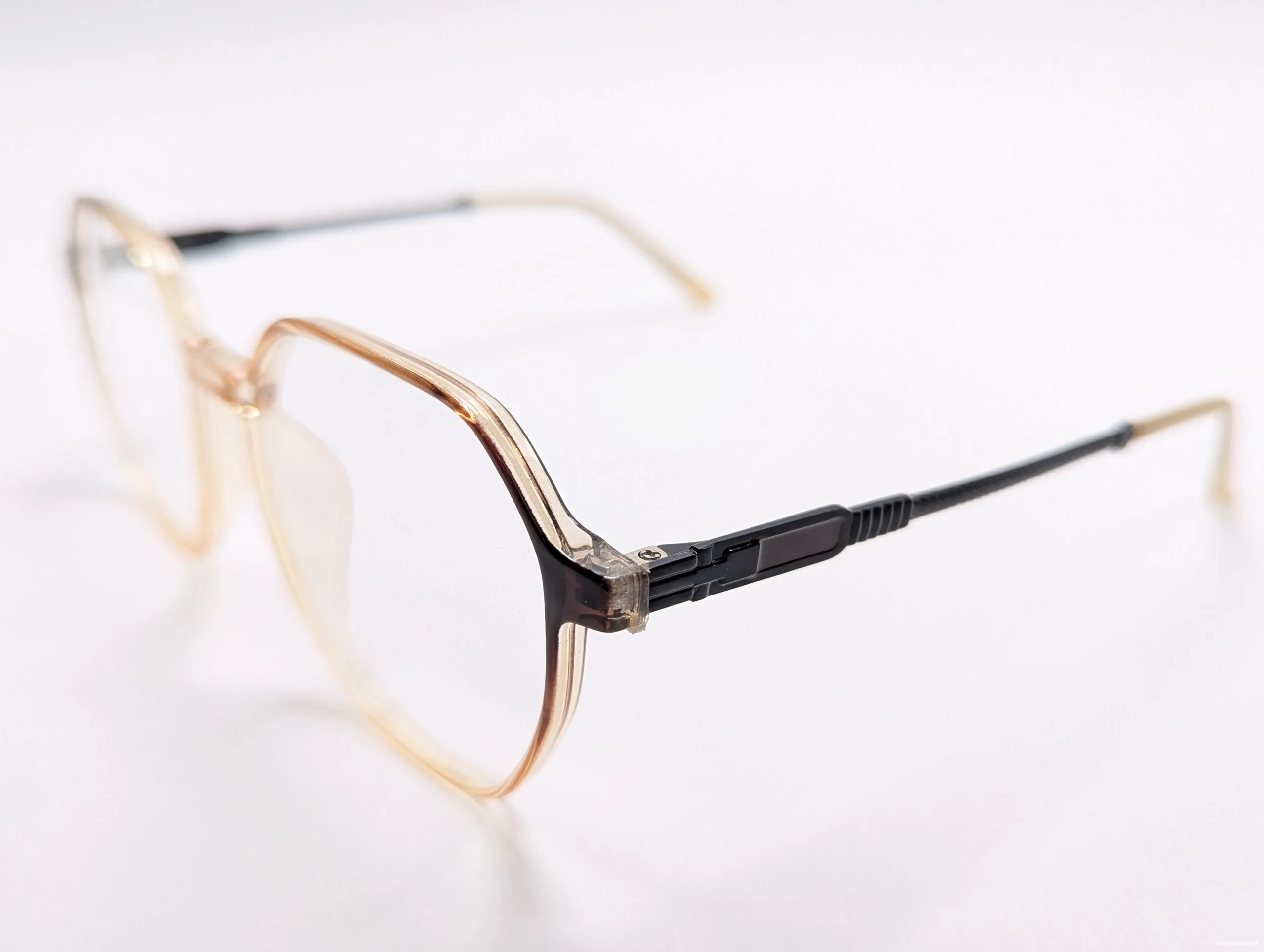 Geometric-Acetate-Transparent-Brown-Eyeglasses-G5005-01