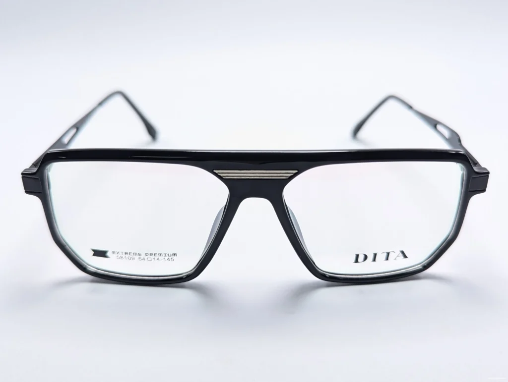 Navigator-Acetate-Large-Black-Gold-Eyeglasses-54mm-5801-00