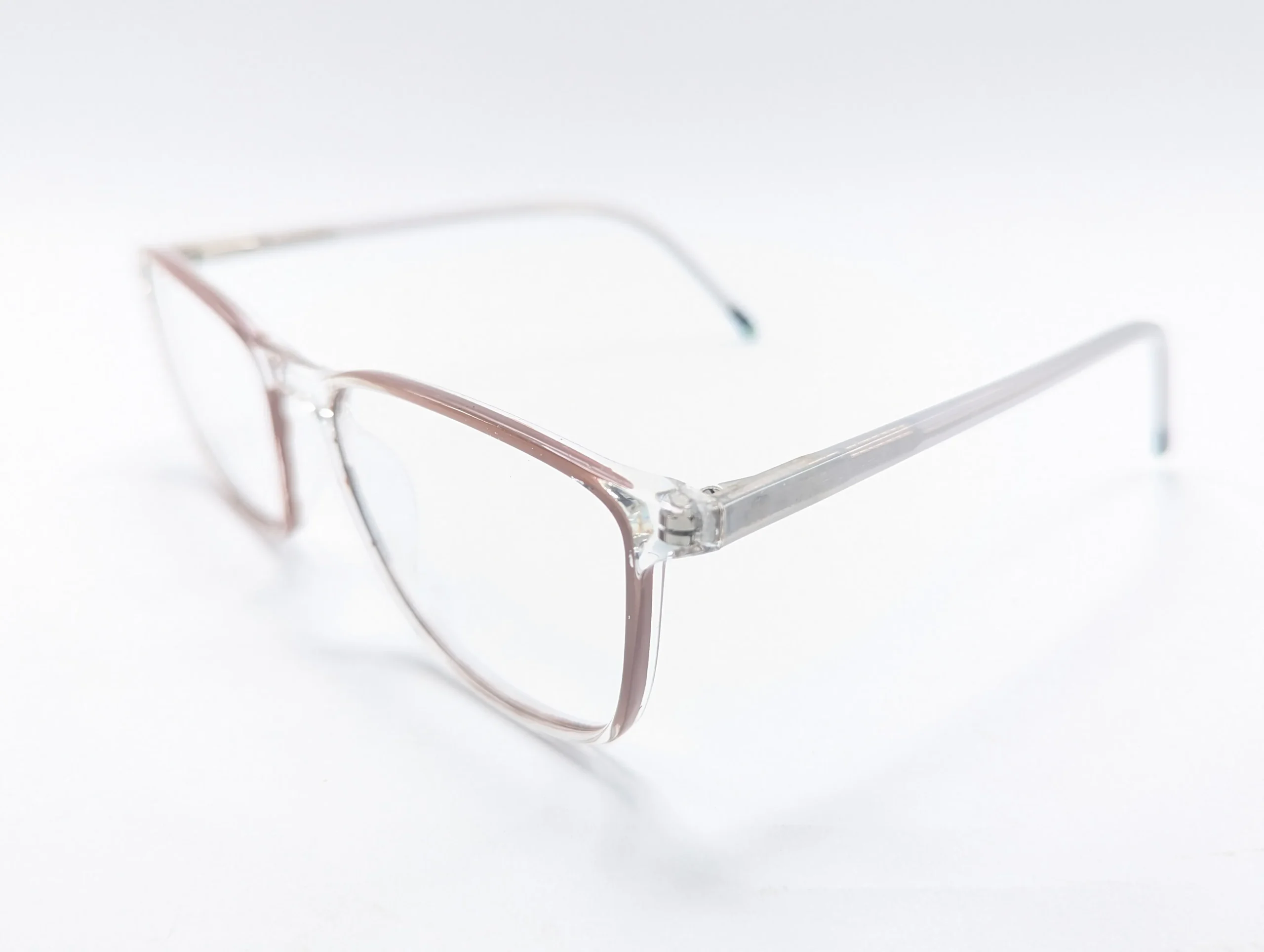 Rectangle-Acetate-Transparent-Brown-Eyeglasses-S5001-01