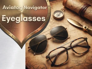 Aviator/Navigator Eyeglasses